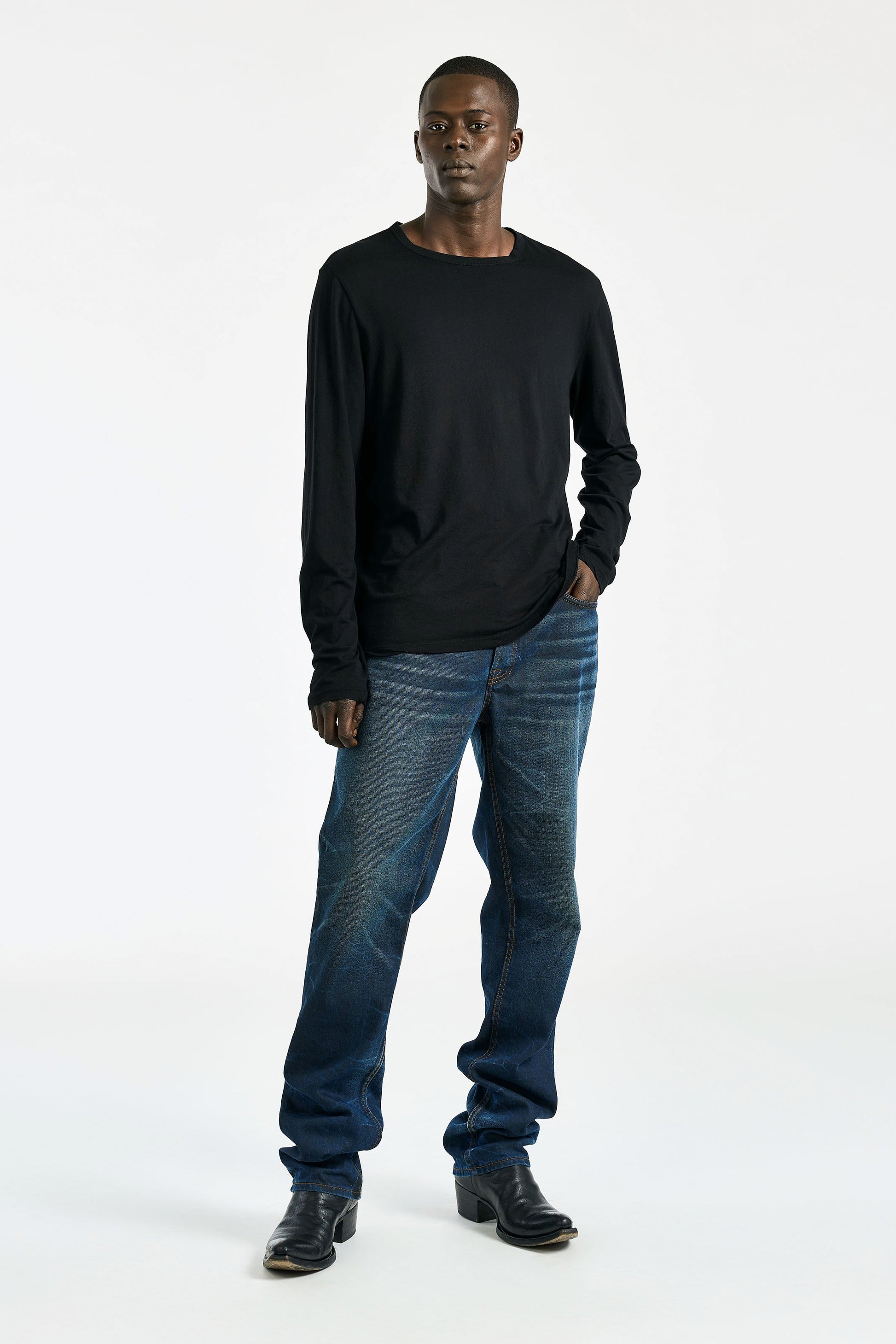 Men Classic Crew Long Sleeve Shirt - COTTON CITIZEN