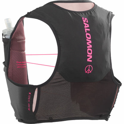 Salomon S/LAB SENSE 6 LIMITED COURTNEY EDITION Unisex Running Bag with flasks included