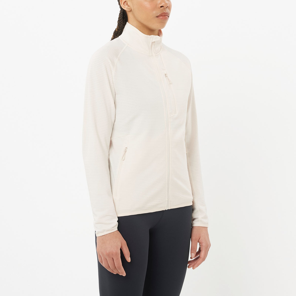 Salomon ESSENTIAL LIGHTWARM Women's Full Zip Midlayer Jacket