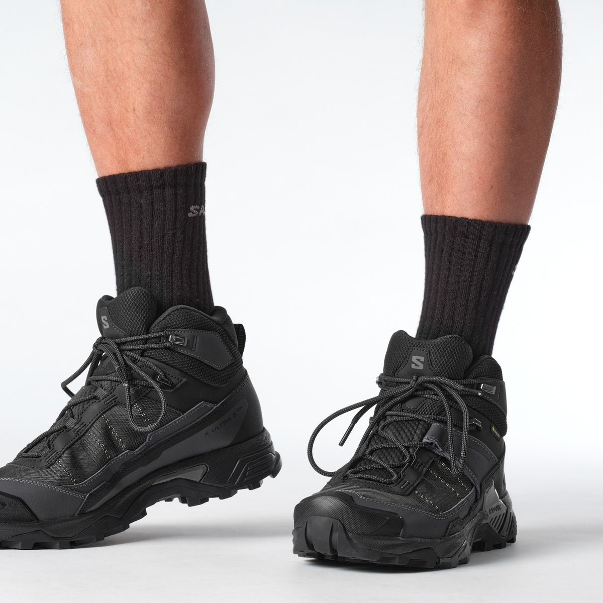Salomon X ULTRA 5 MID WIDE GORE-TEX Black