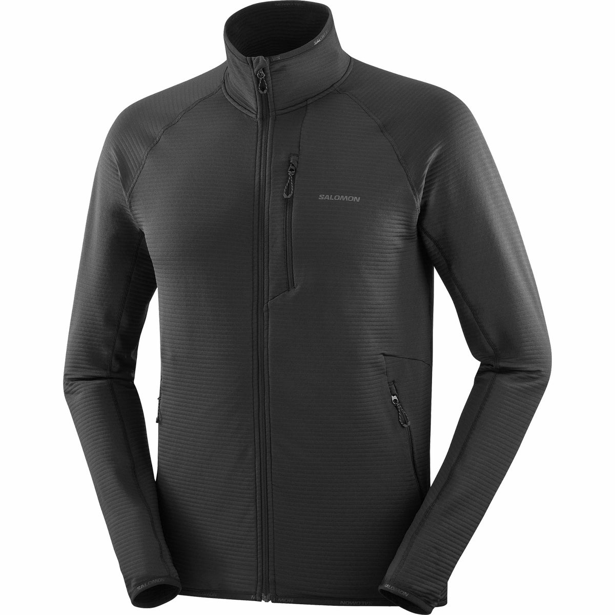 Salomon ESSENTIAL LIGHTWARM Men's Full Zip Midlayer Jacket
