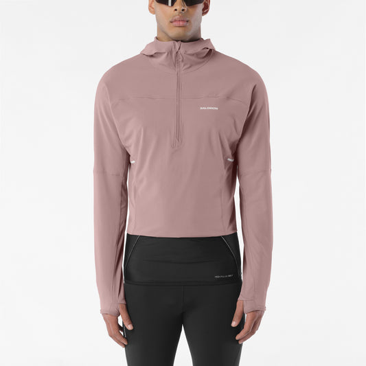 Salomon SENSE AERO HYBRID Men's Midlayer Jacket with hood