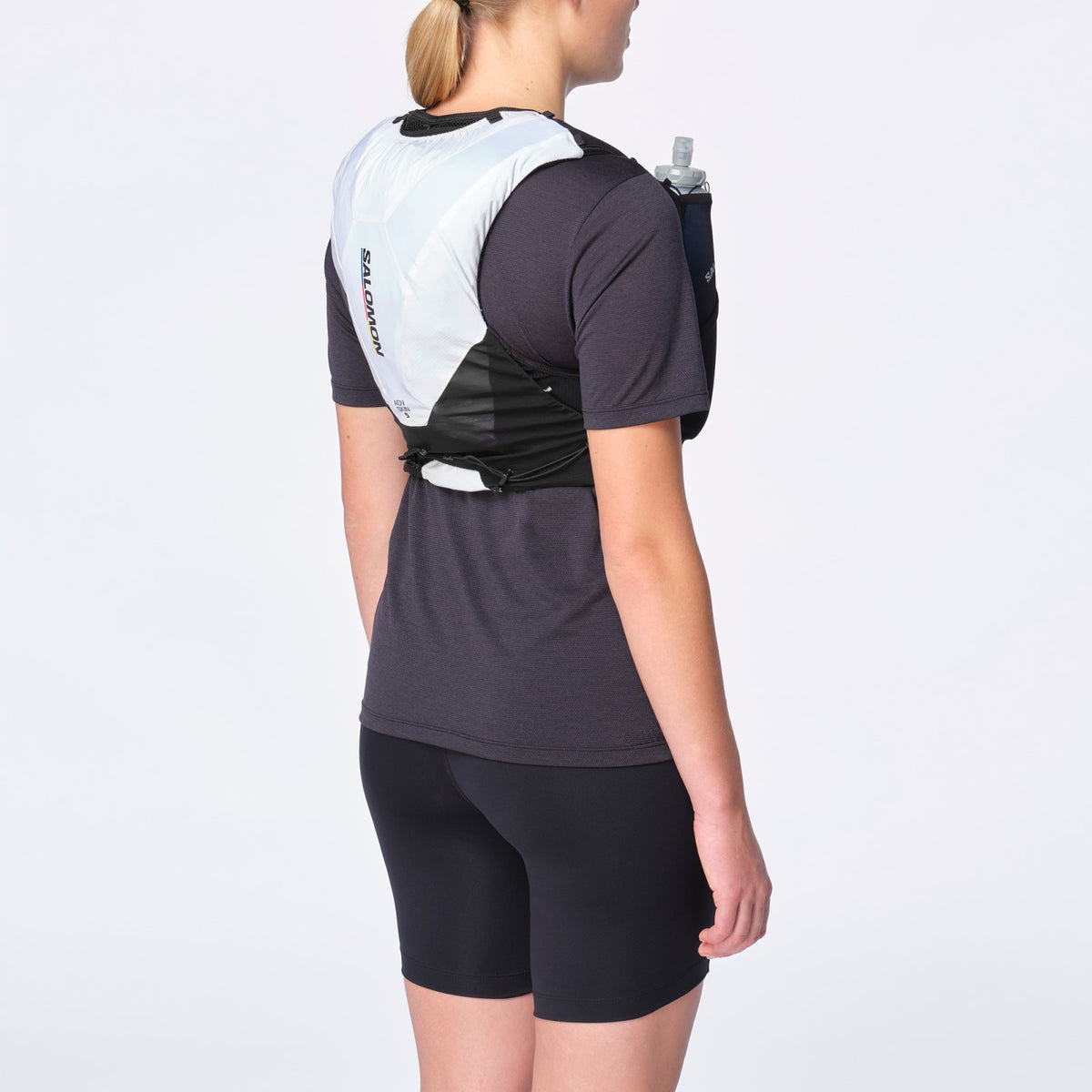 Salomon ADV SKIN 5 RACE FLAG Unisex Running Vest with flasks included
