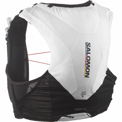 Salomon ADV SKIN 5 RACE FLAG Unisex Running Vest with flasks included