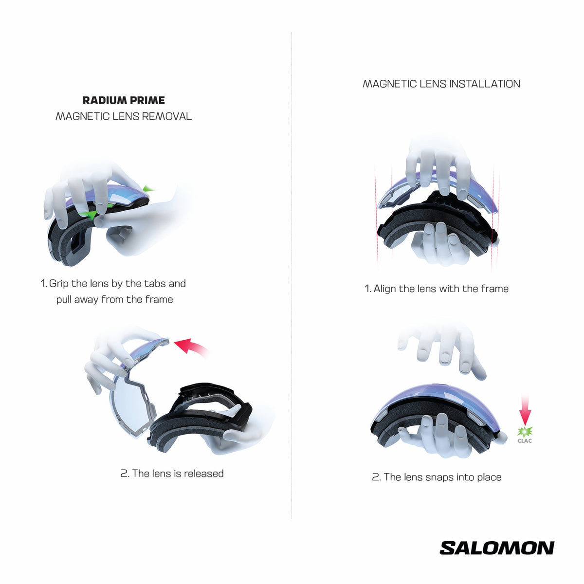 Salomon RADIUM PRIME SIGMA PHOTOCHROMIC (and EXTRA LENS) Goggles - Unisex