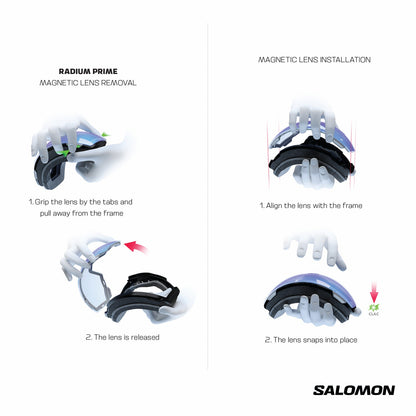 Salomon RADIUM PRIME SIGMA PHOTOCHROMIC (and EXTRA LENS) Goggles - Unisex