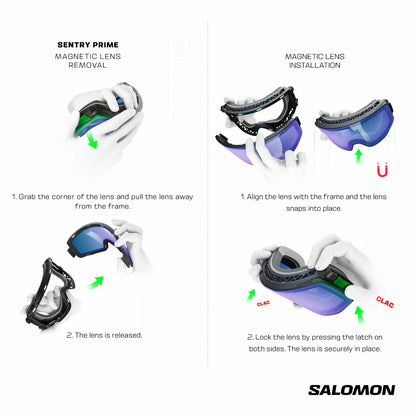 Salomon SENTRY PRIME SIGMA PHOTOCHROMIC (and EXTRA LENS) Goggles - Unisex