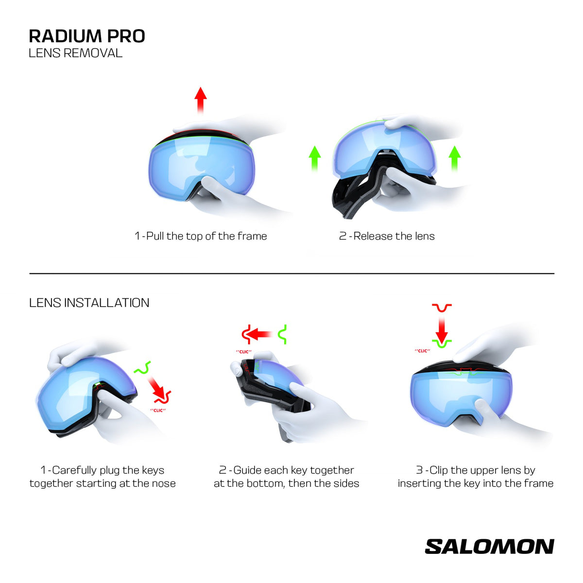 Salomon RADIUM PRO SIGMA (and EXTRA LENS) Goggles - Unisex