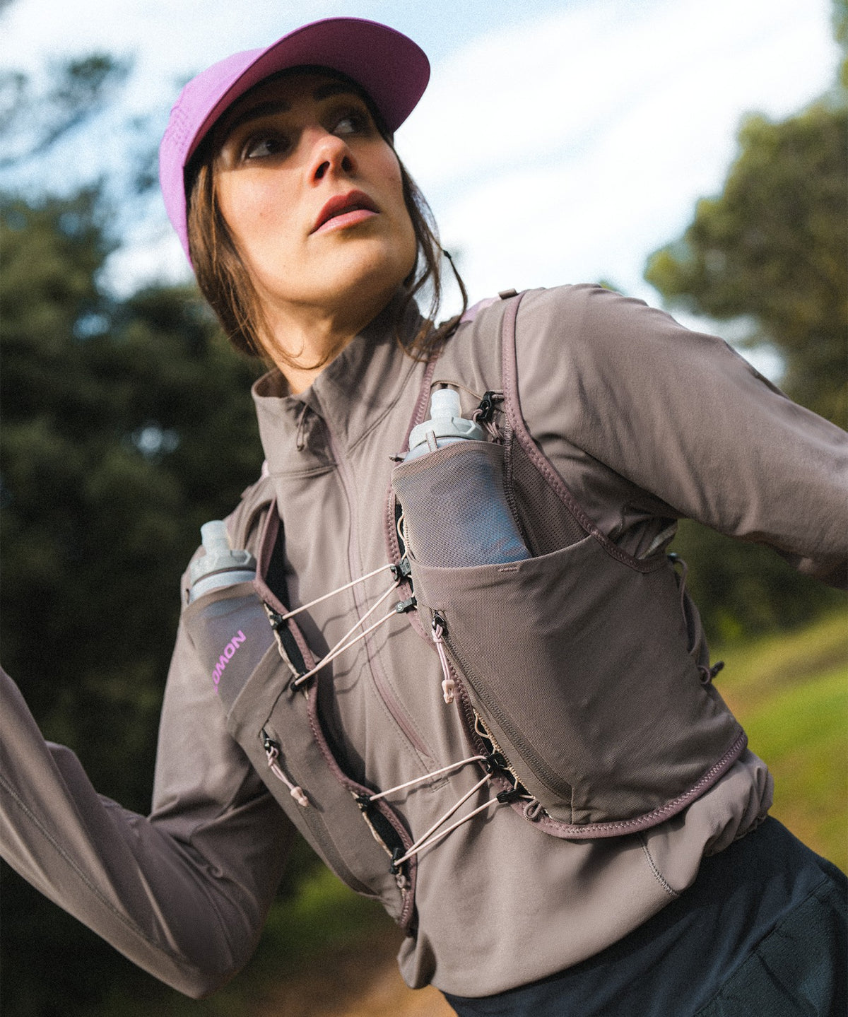 Salomon ADV SKIN 12 GRADIENT Women's Running Vest with flasks included