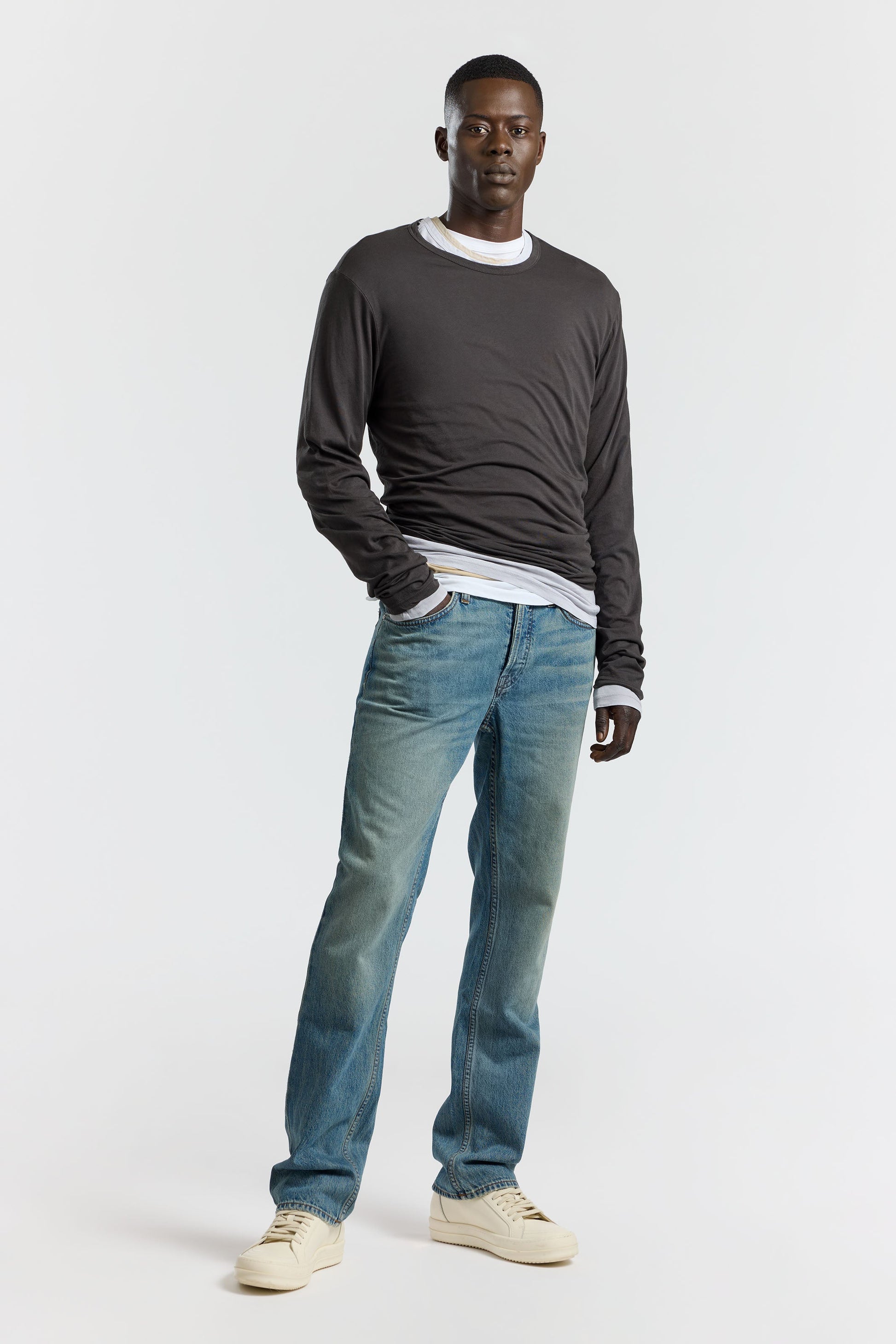 Men Classic Crew Long Sleeve Shirt - COTTON CITIZEN