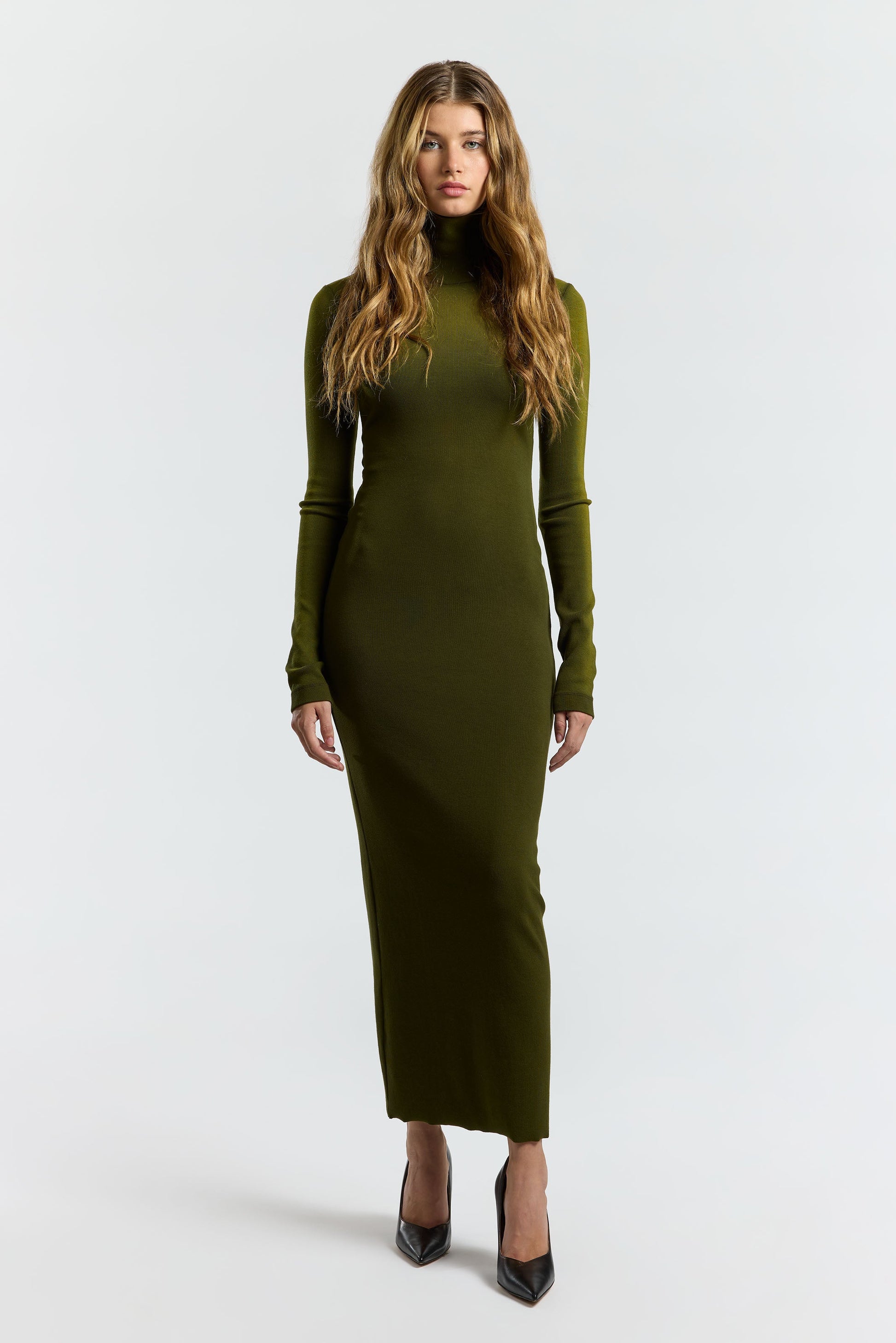 Women Verona Turtleneck Maxi Dress - COTTON CITIZEN