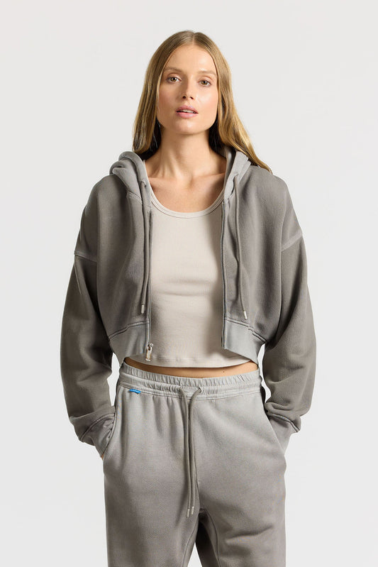 Women Boston Crop Hoodie - COTTON CITIZEN