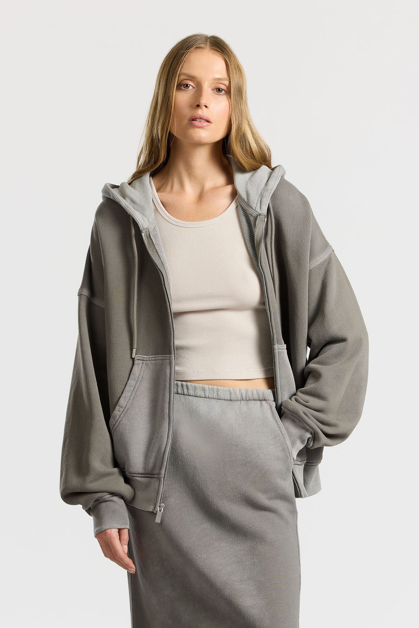 Women Boston Zip Hoodie - COTTON CITIZEN