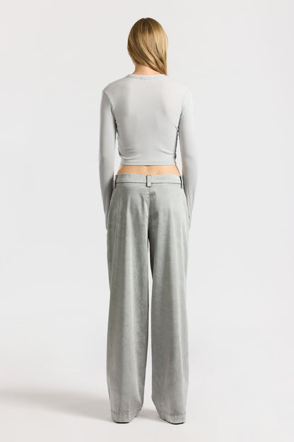 Women Verona Crop U-Neck Shirt - COTTON CITIZEN