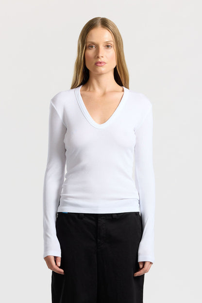 Women Verona U-Neck Shirt - COTTON CITIZEN