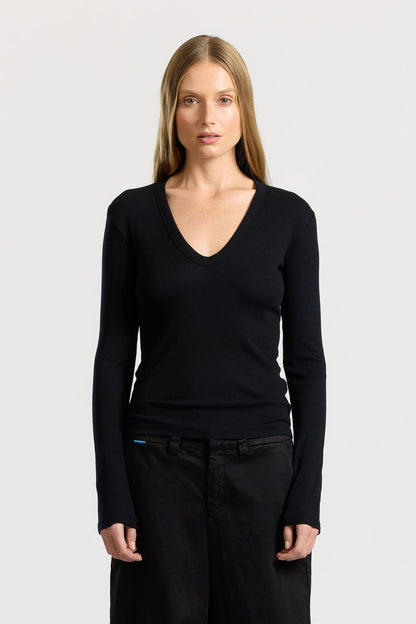 Women Verona U-Neck Shirt - COTTON CITIZEN