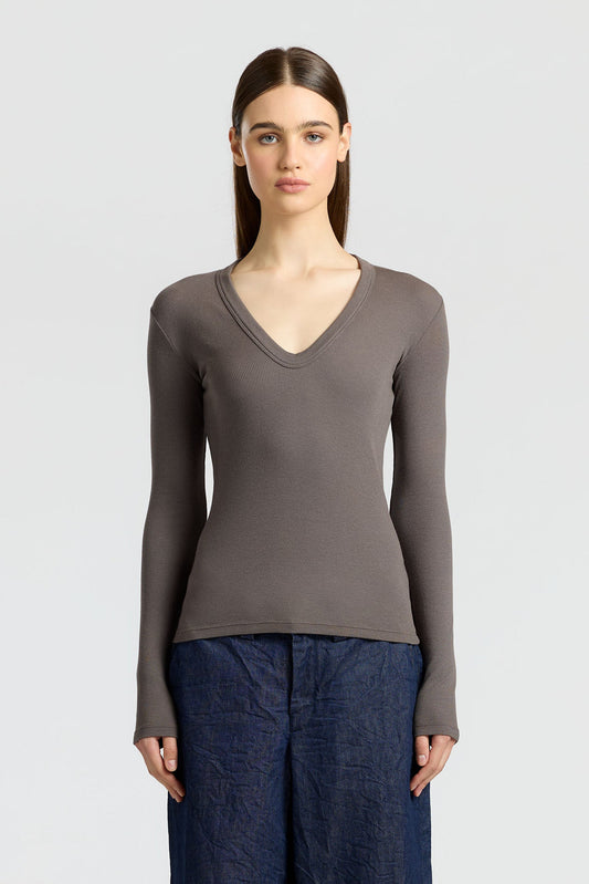 Women Verona U-Neck Shirt - COTTON CITIZEN