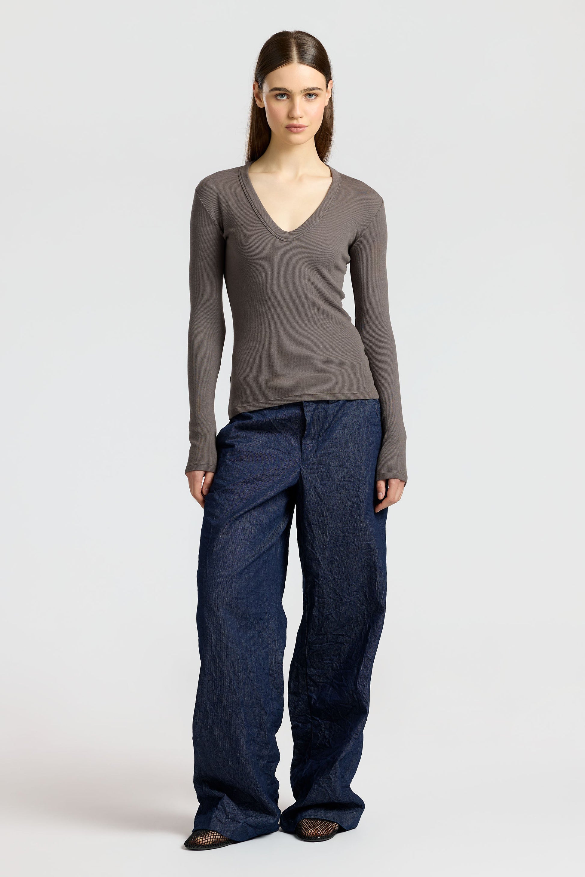 Women Verona U-Neck Shirt - COTTON CITIZEN