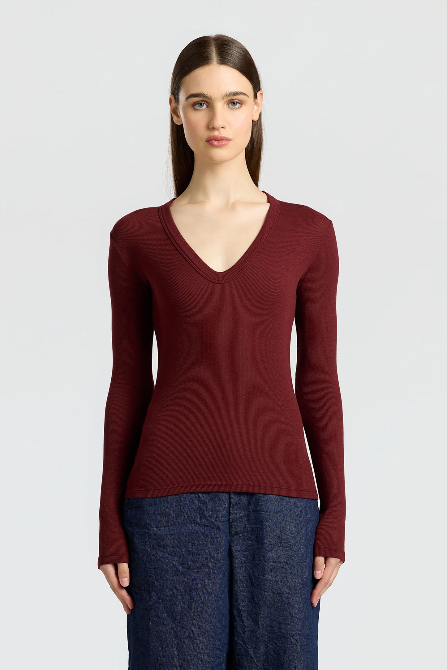 Women Verona U-Neck Shirt - COTTON CITIZEN