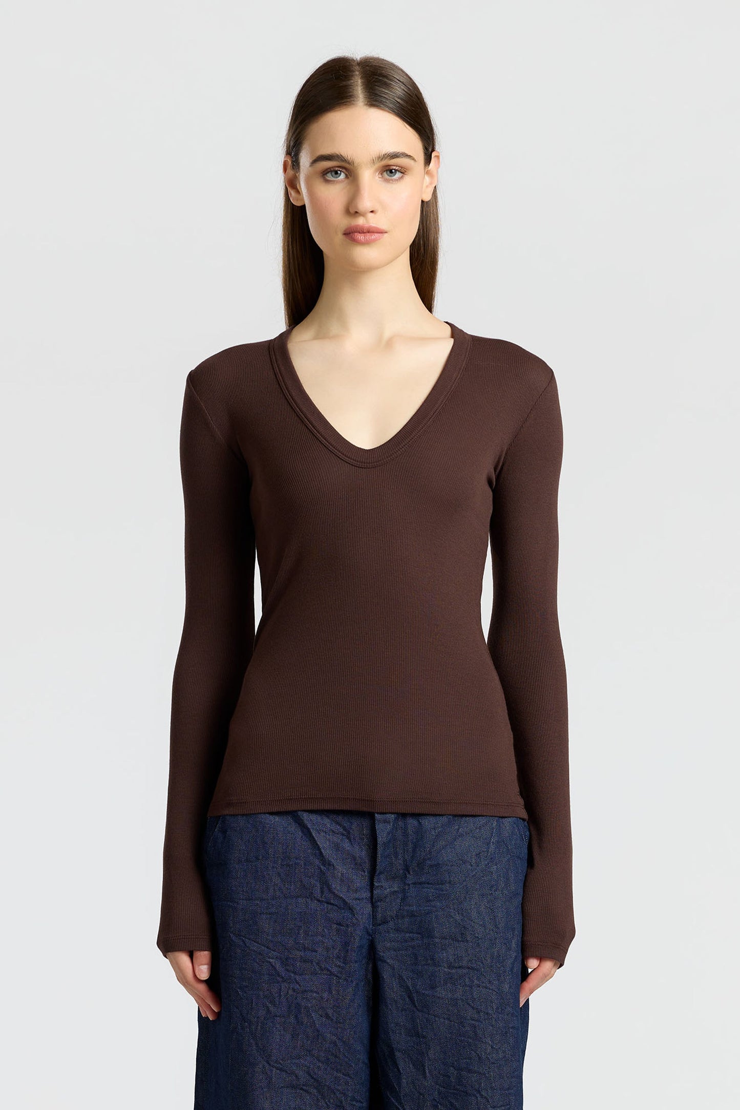 Women Verona U-Neck Shirt - COTTON CITIZEN