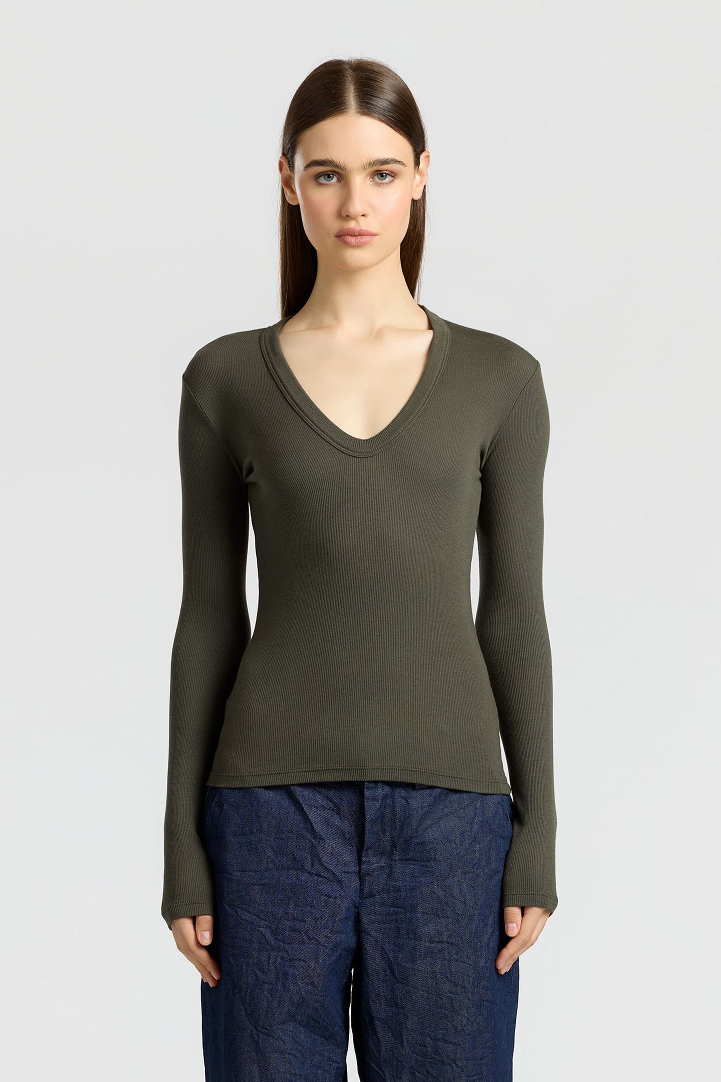 Women Verona U-Neck Shirt - COTTON CITIZEN