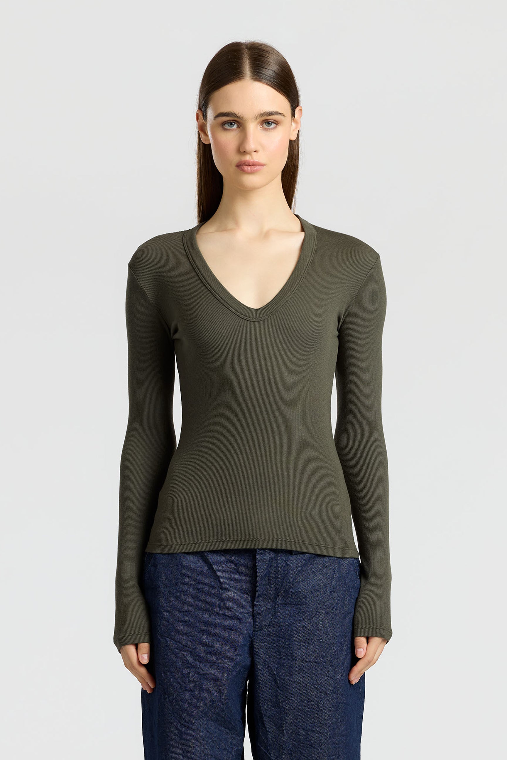 Women Verona U-Neck Shirt - COTTON CITIZEN