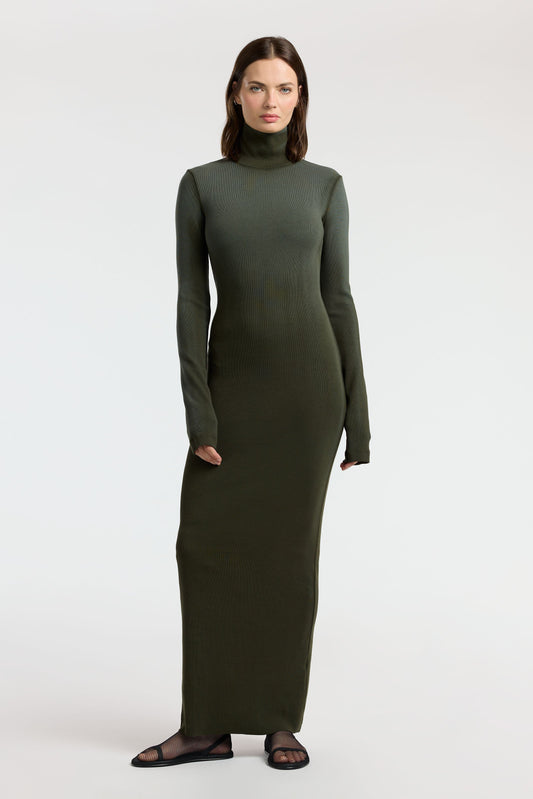 Women Verona Turtleneck Maxi Dress - COTTON CITIZEN