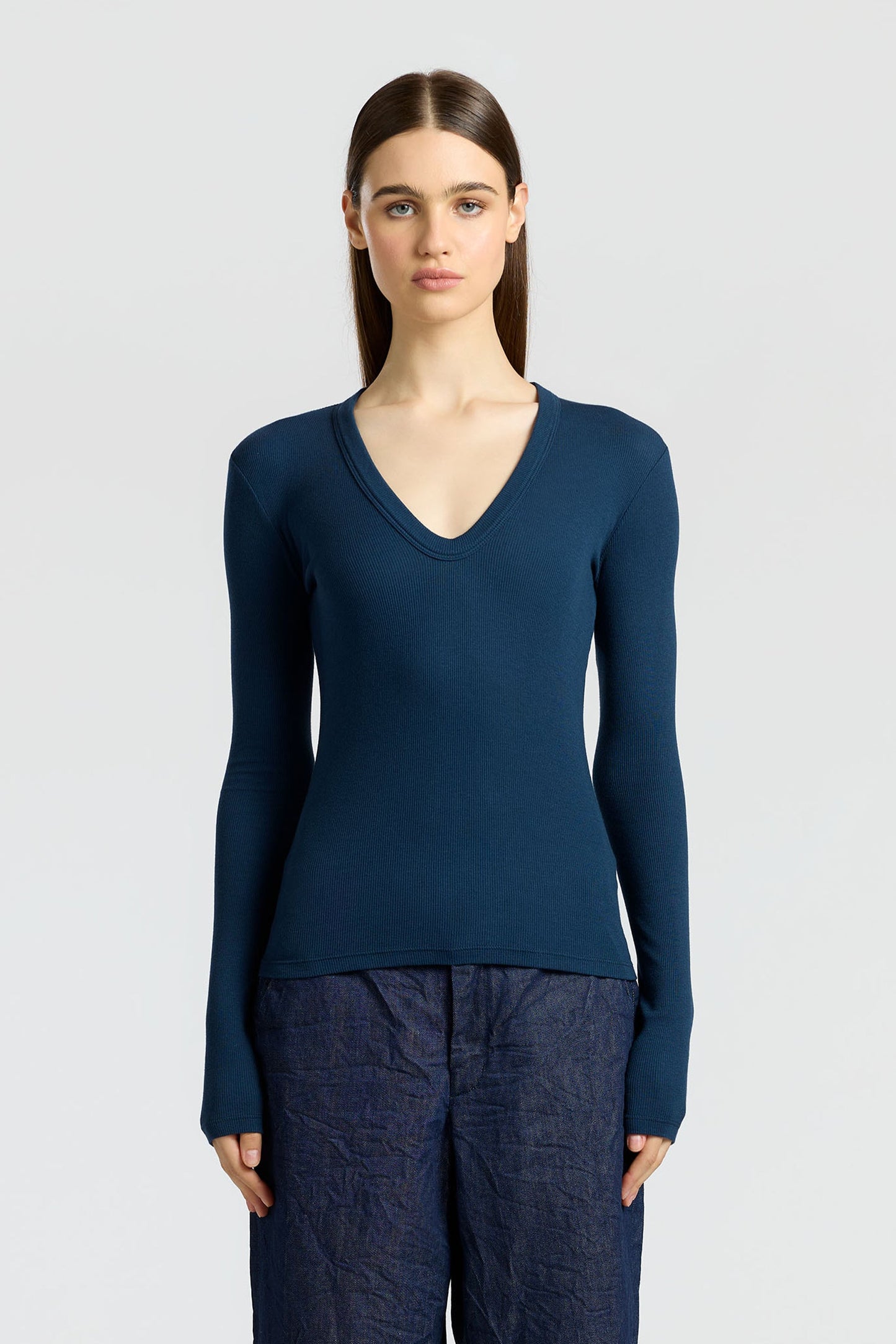 Women Verona U-Neck Shirt - COTTON CITIZEN