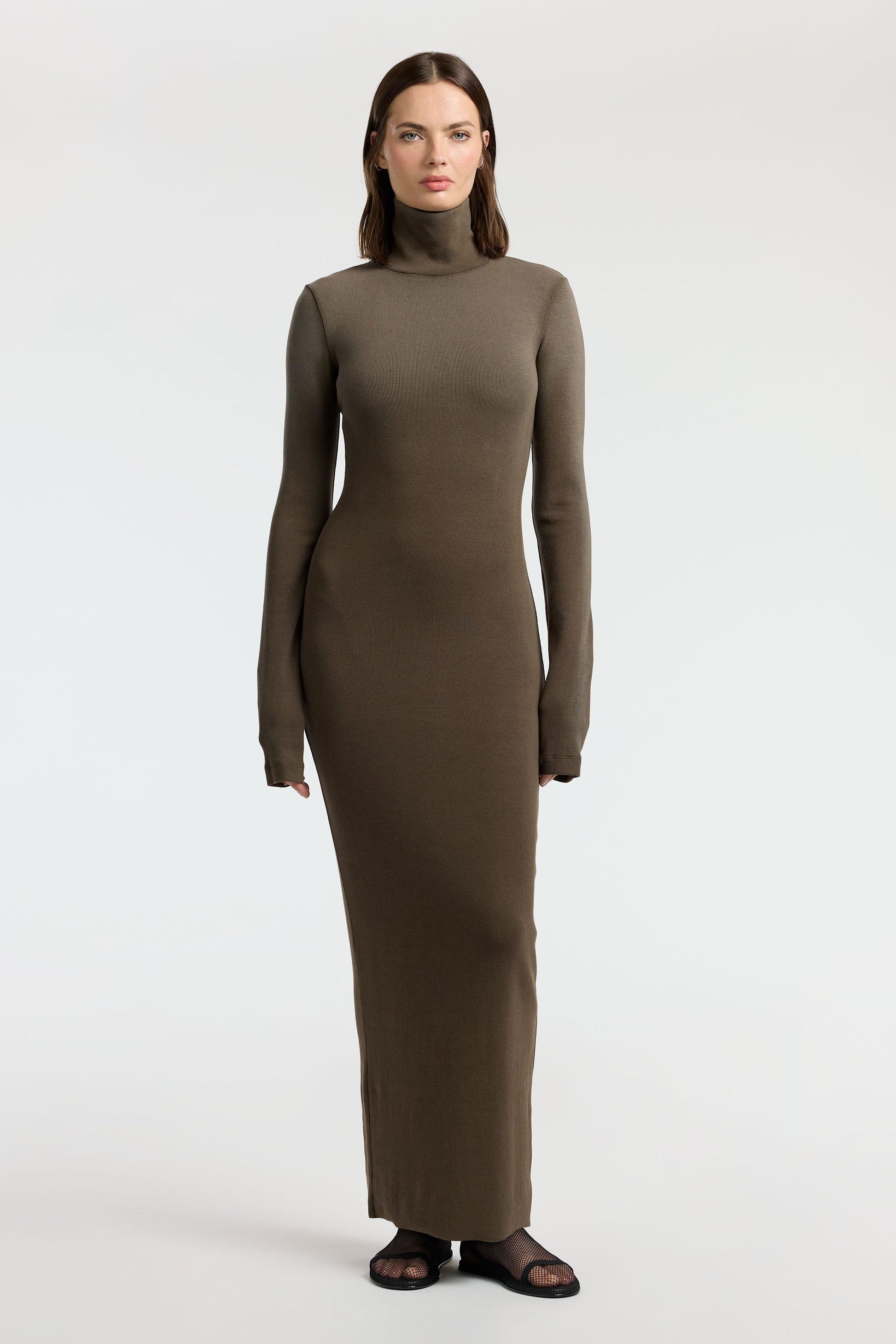 Women Verona Turtleneck Maxi Dress - COTTON CITIZEN