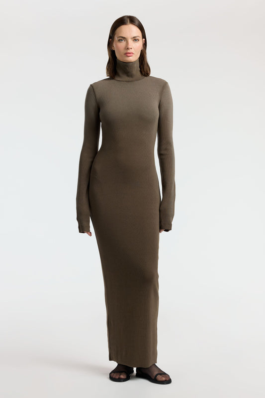 Women Verona Turtleneck Maxi Dress - COTTON CITIZEN