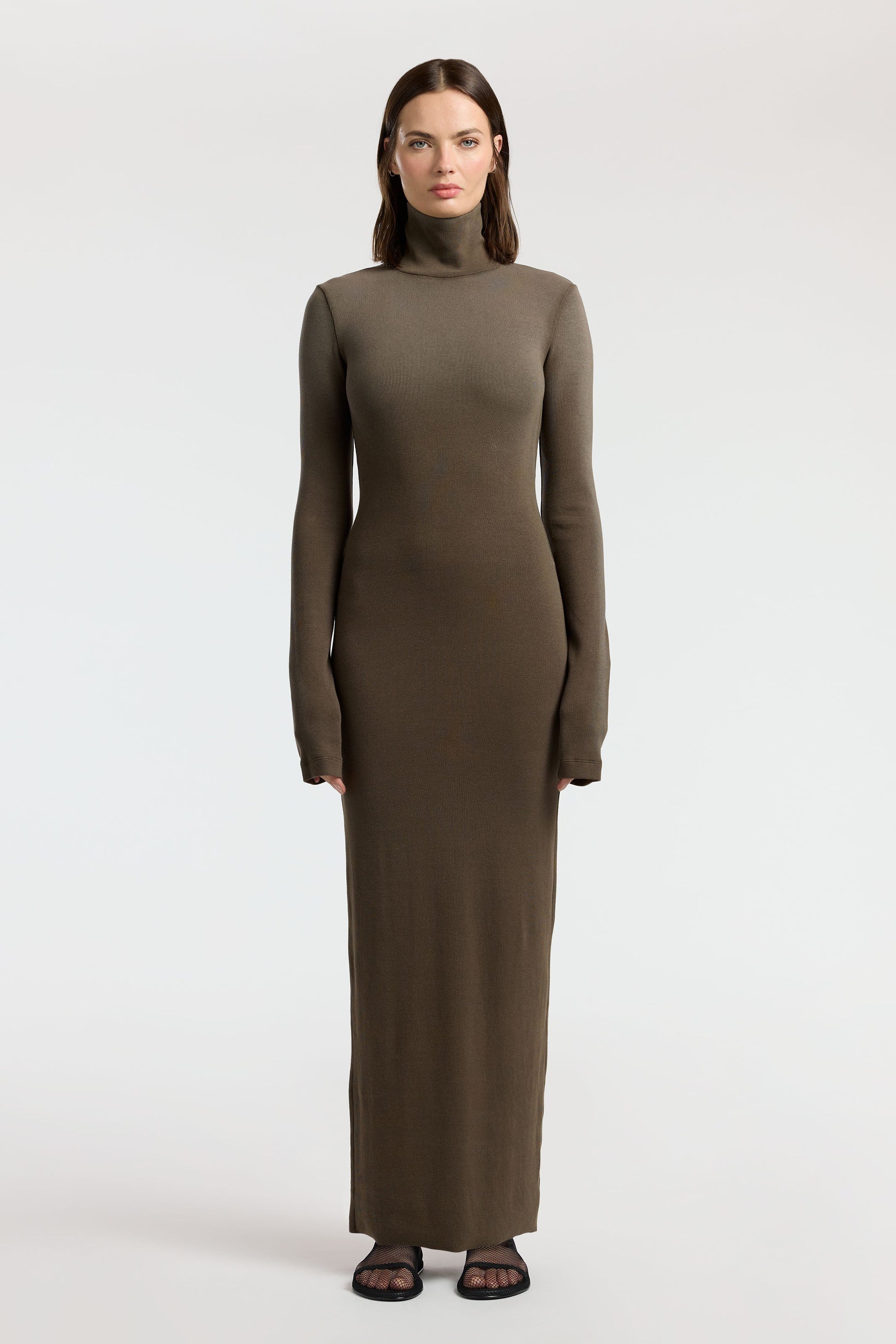 Women Verona Turtleneck Maxi Dress - COTTON CITIZEN