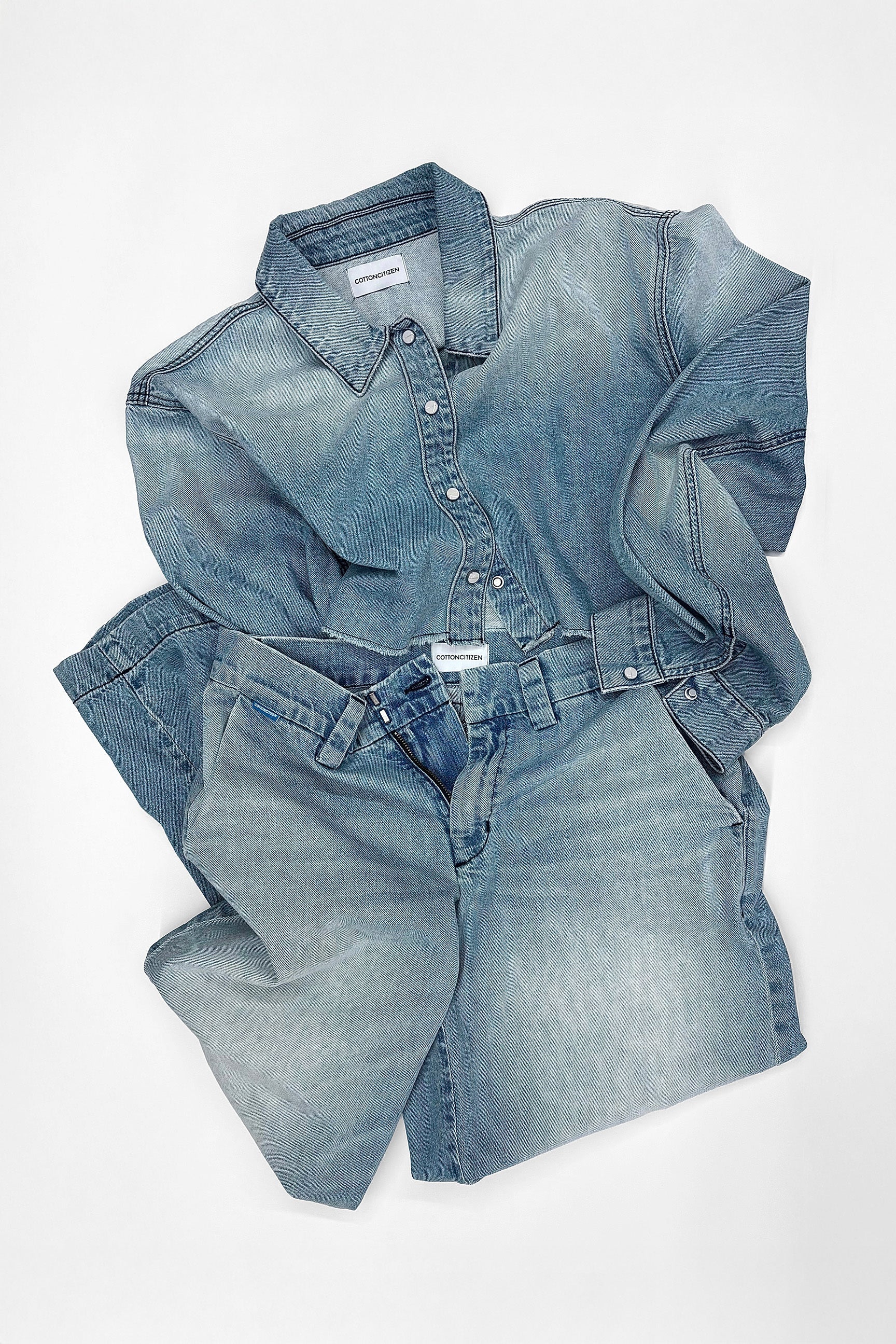 Women Manhattan Crop Shirt - COTTON CITIZEN