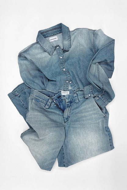 Women Manhattan Crop Shirt - COTTON CITIZEN