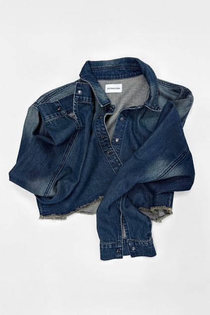 Women Manhattan Crop Shirt - COTTON CITIZEN