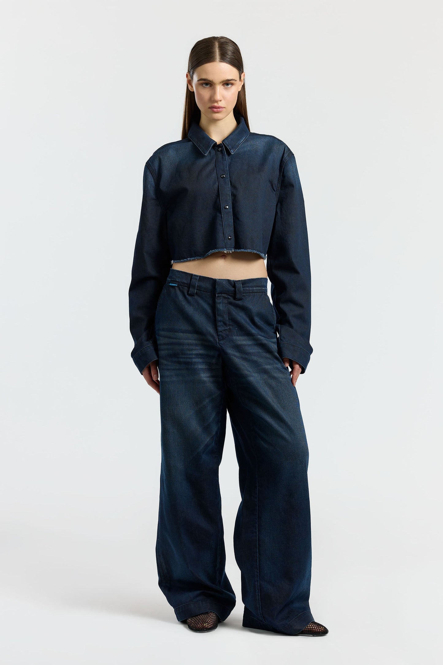 Women Manhattan Crop Shirt - COTTON CITIZEN